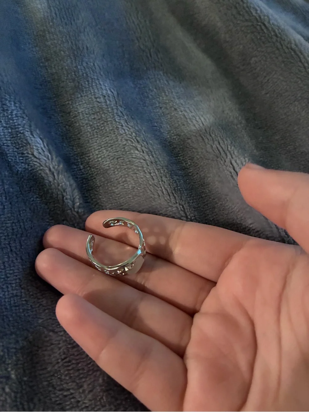 White Opal Ring
